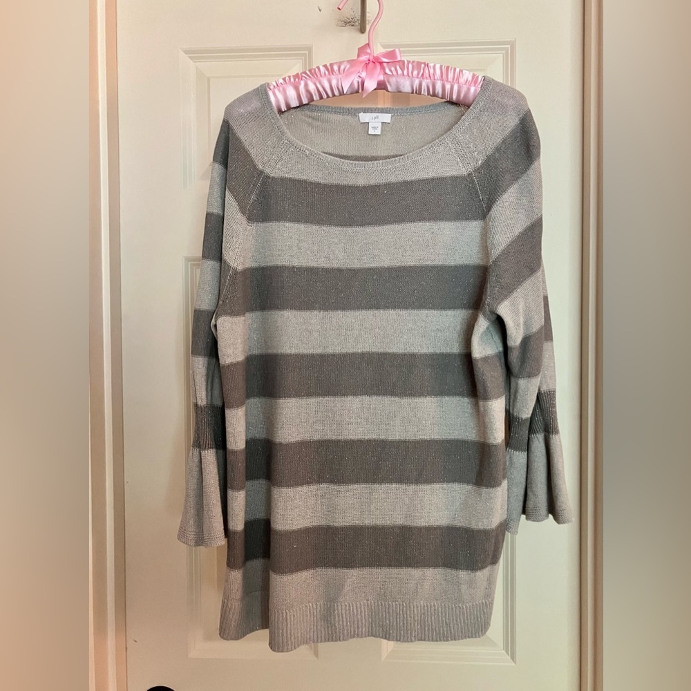 J. Jill Metallic Thread Sweater Size L